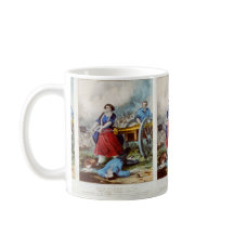 'Molly Pitcher' Revolutionskrieg Tasse