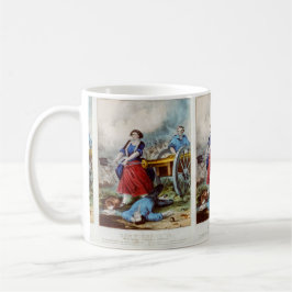 'Molly Pitcher' Revolutionskrieg Tasse