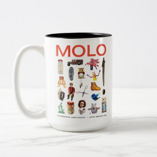 MOLO-Artefakten-Museum geliebter Objekte Zweifarbige Tasse