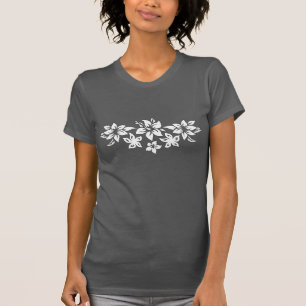 Moloaa Bay Hawaiianischer Hibiskus-Band-T-Shirt T-Shirt