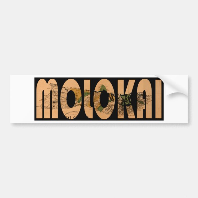 molokai1897 autoaufkleber (Vorne)