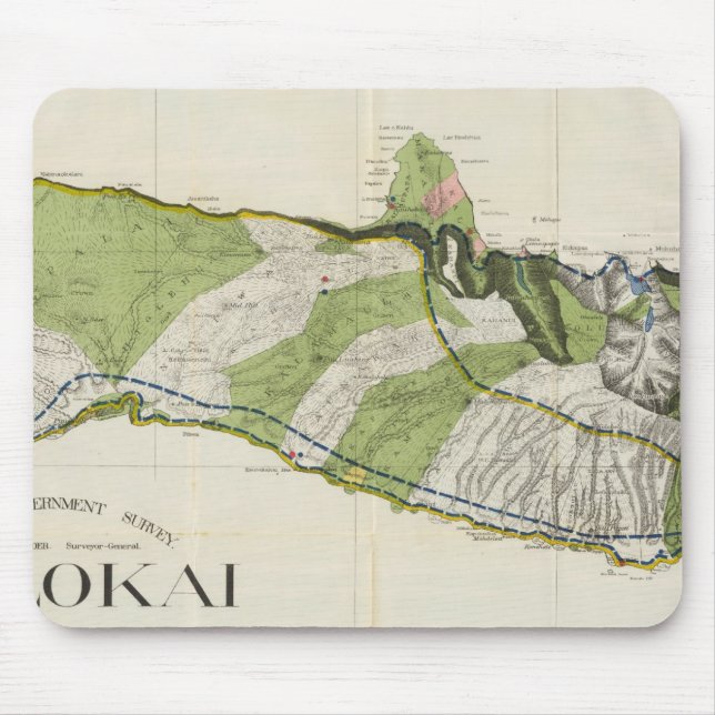 Molokai, Hawaii Mousepad (Vorne)