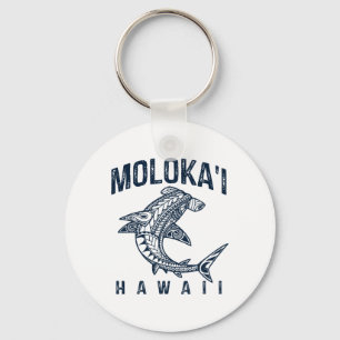 Molokai Hawaii Tril Hai Polynesische Hawaiian Stra Schlüsselanhänger