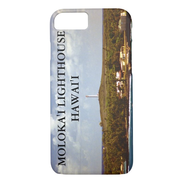 Moloka'i Lighthouse, Hawai'i Phone Case (Rückseite)