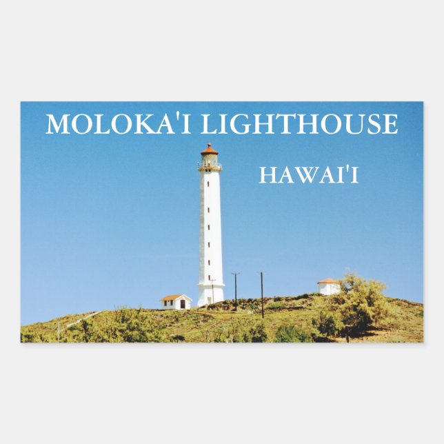 Moloka'i Lighthouse, Hawai'i Stickers (Vorderseite)