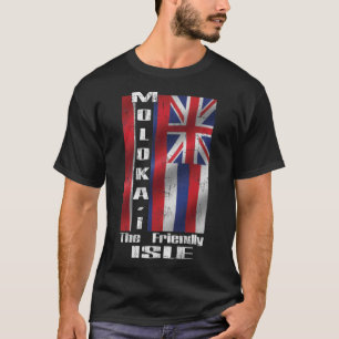 MOLOKAI The Friendly Isle - Design der hawaiianisc T-Shirt