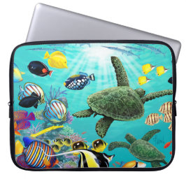 Molokini Bucht-hawaiische tropische Laptopschutzhülle