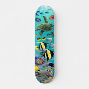 Molokini Bucht-hawaiische tropische Skateboard