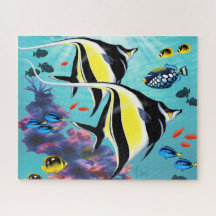 Molokini Cove Hawaiian Angel Fish Tropical