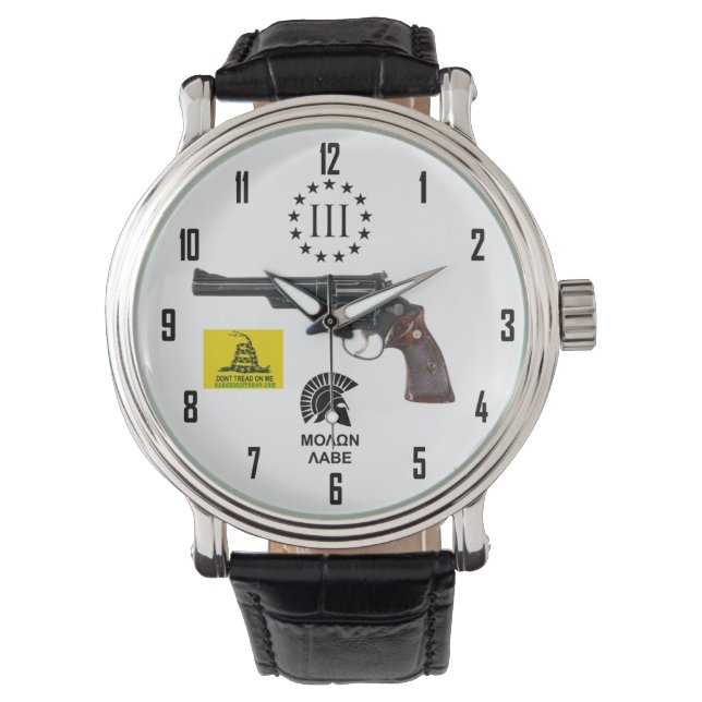 MOLON LABE ARMBANDUHR (Vorderseite)