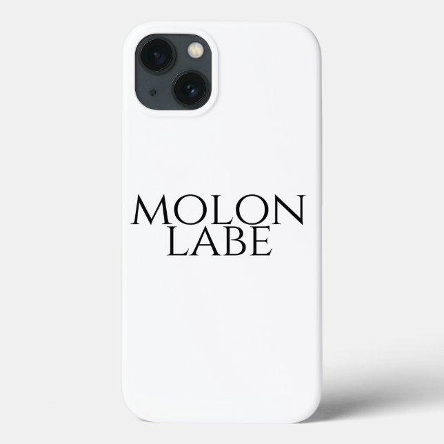 Molon Labe Case-Mate iPhone Hülle (Rückseite)