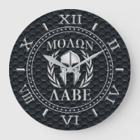 Molon Labe Chrome wie Spartan Mask Dial Grille