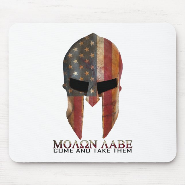 Molon Labe -, das gekommen wird und nehmen ihnen Mousepad (Vorne)