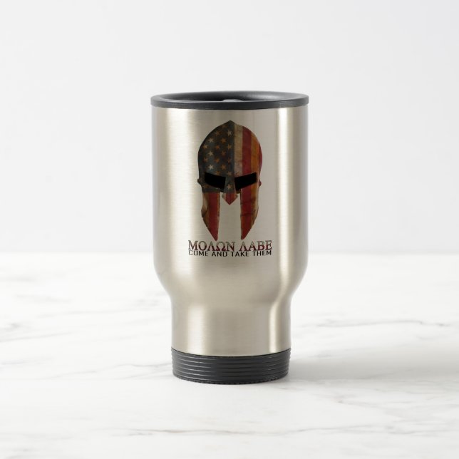 Molon Labe -, das gekommen wird und nehmen ihnen Reisebecher (Mittel)