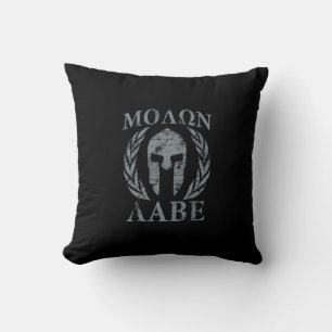 Molon Labe Grunge Spartan Armor Kissen
