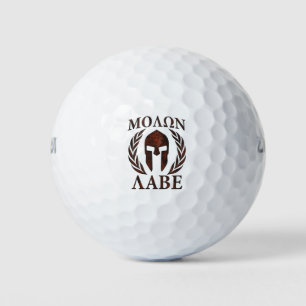 Molon Labe Iron Warrior Laurels Golfball