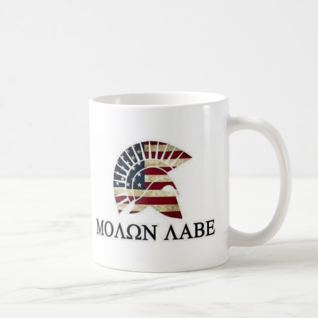 MOLON LABE KAFFEETASSE (Rechts)