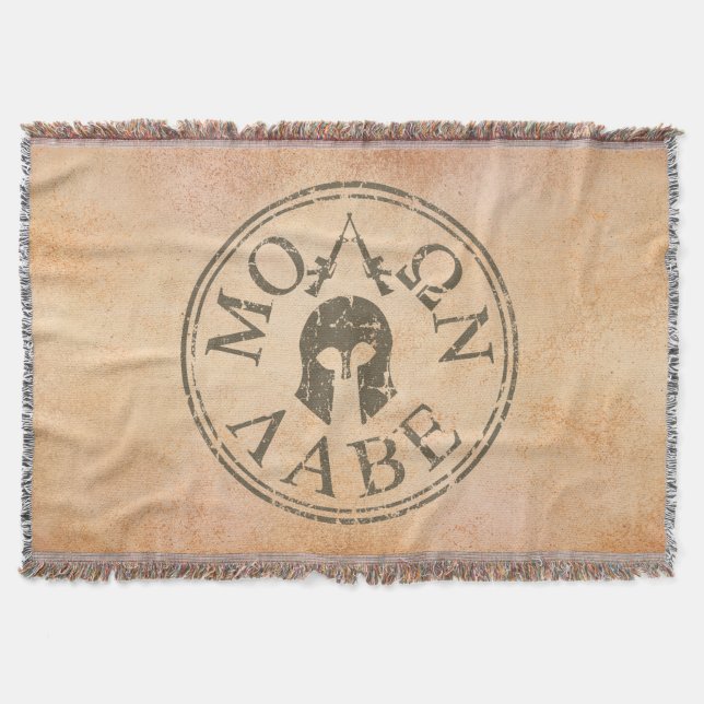 Molon Labe, kommen sie nehmen Decke (Vorderseite)