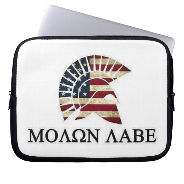 MOLON LABE LAPTOPSCHUTZHÜLLE (Vorderseite)