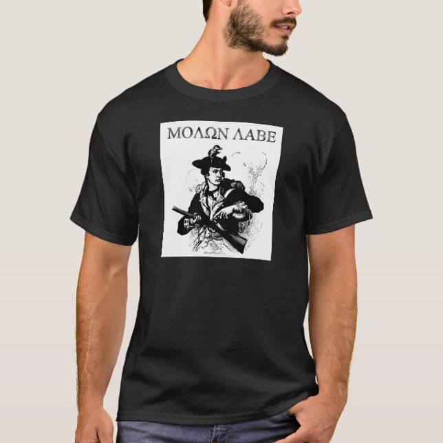 Molon Labe Minuteman T-Shirt (Vorderseite)