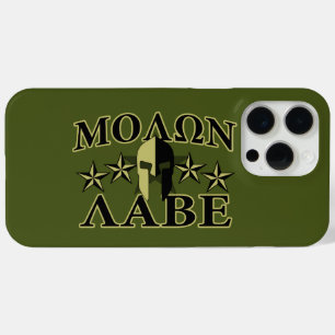 Molon Labe Spartan 5 Sterne Olive Green iPhone 15 Pro Max Hülle