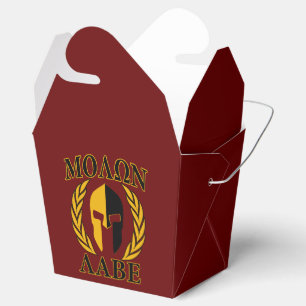 Molon Labe Spartan Maske Laurels Burgund Dekor Geschenkschachtel