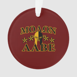 Molon Labe Spartan Warrior 5 étoiles Bourgogne