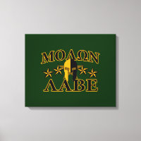 Molon Labe Spartan Warrior 5 Sterne grün