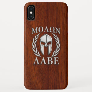 Molon Labe Spartan Warrior Laurels Chrome Style Case-Mate iPhone Hülle