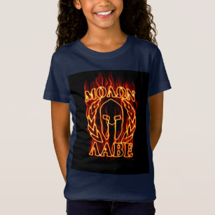 Molon Labe Spartan Warrior Laurels über Feuer T-Shirt