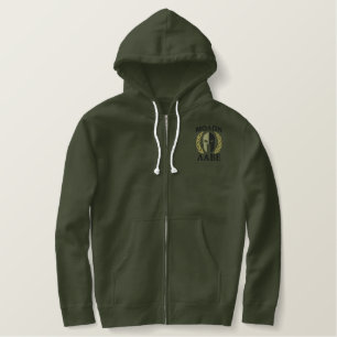 Molon Labe spartanisches Bestickter Hoodie