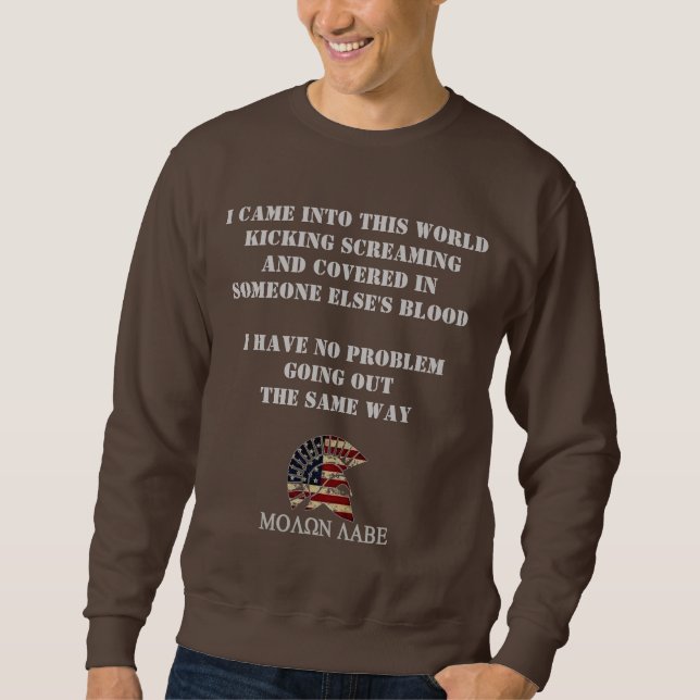 MOLON LABE SWEATSHIRT (Vorderseite)