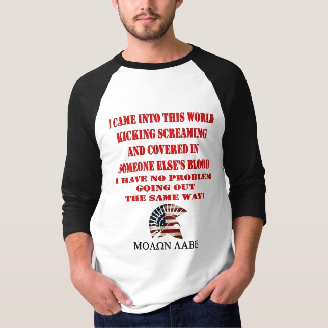MOLON LABE T-Shirt (Vorderseite)