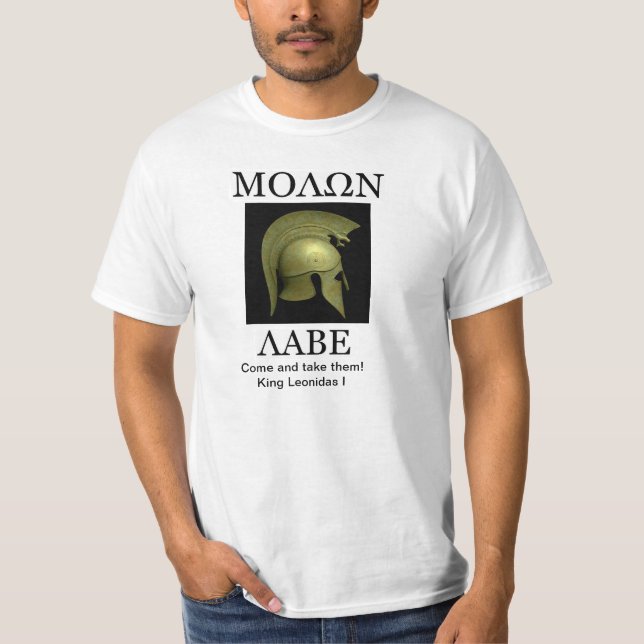 Molon Labe! T-Shirt (Vorderseite)