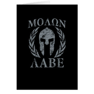 Molon Labe Warrior Mask Laurels sur Black