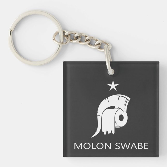 MOLON SWABE Toilettenpapier Schlüsselanhänger (Vorderseite)