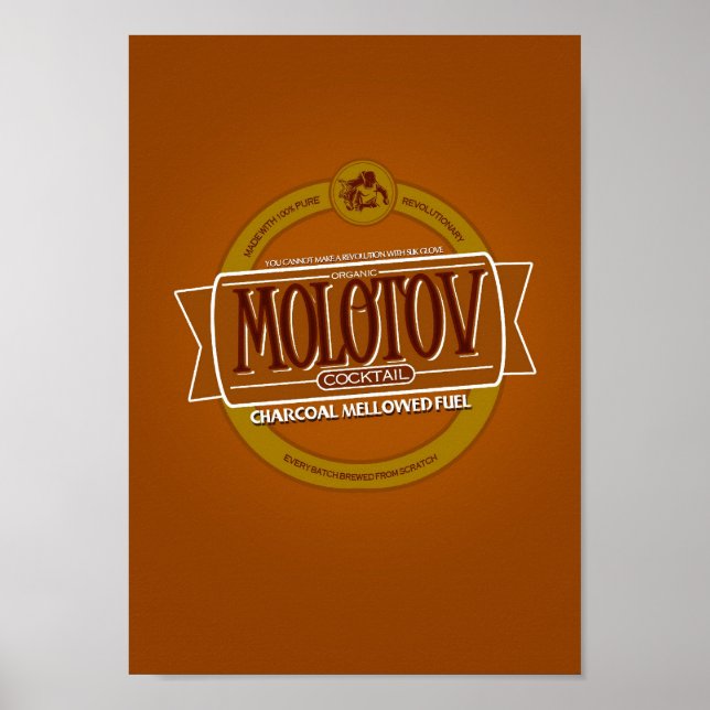 Molotov Cocktail Beer Poster (Vorne)