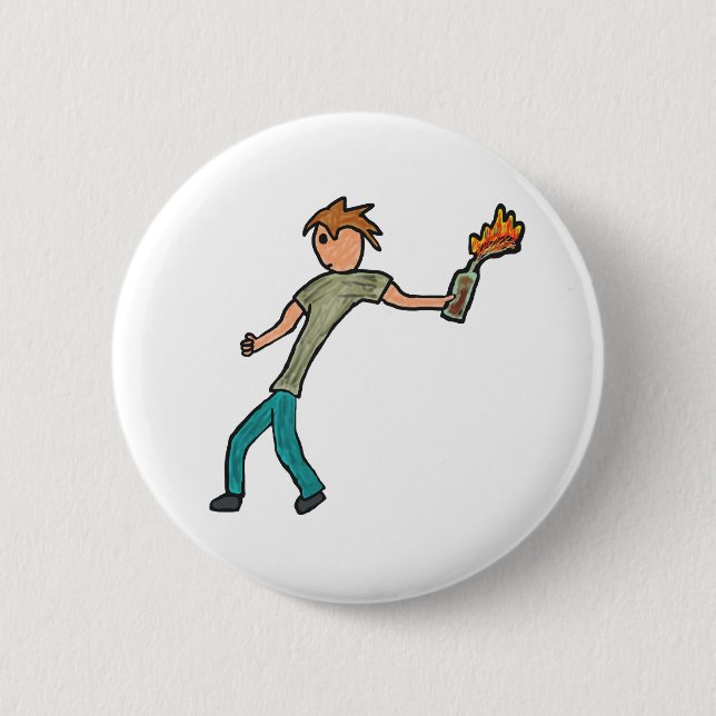 Molotov Cocktail Button (Vorderseite)