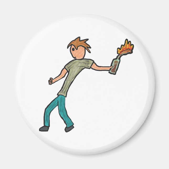 Molotov Cocktail Magnet (Vorne)