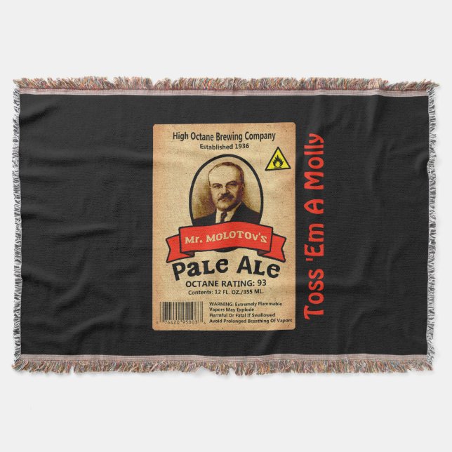 Molotovs Etikett für bleifreie Ale Decke (Vorderseite)