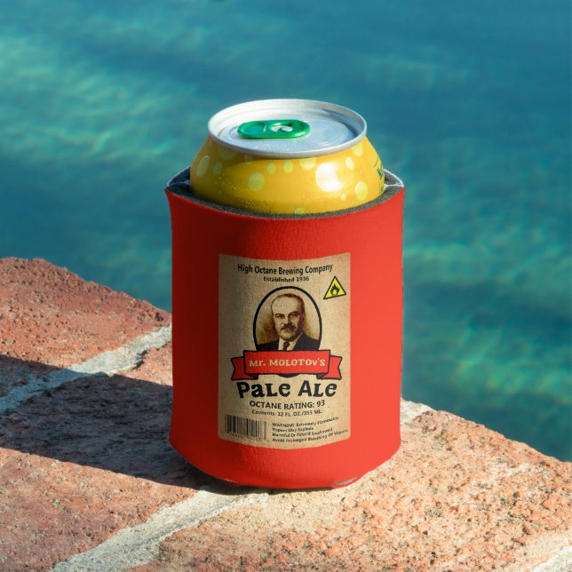 Molotovs Etikett für bleifreie Ale Dosenkühler (In Situ Pool)
