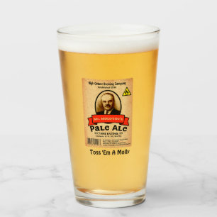 Molotovs Etikett für bleifreie Ale Glas