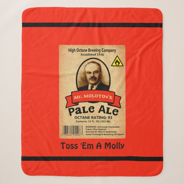 Molotovs Etikett für bleifreie Ale Sherpadecke (Vorderseite)