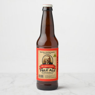 Molotows blasser Ale Bierflaschenetikett