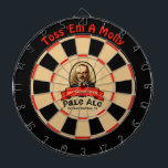 Molotows blasser Ale Dartscheibe<br><div class="desc">Ein Logo von Herrn Molotows blasser Ale, gebraut von der mythischen High Octane Brewing Company. Es zeigt eine Ähnlichkeit mit dem sowjetischen Außenminister unter Josef Stalin, Michailowitsch Molotow. Zusammen mit dem Text "Mr. MOLOTOV's Pale Ale", "OCTANE RATING: 93" und "Toss "Em A Molly". Der Molotov Cocktail bezieht sich auf eine...</div>