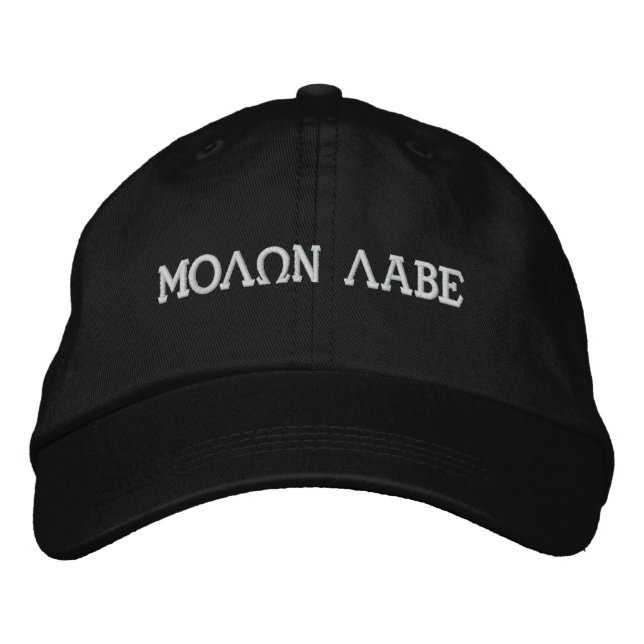 MOLQN LABE BESTICKTE KAPPE (Vorderseite)