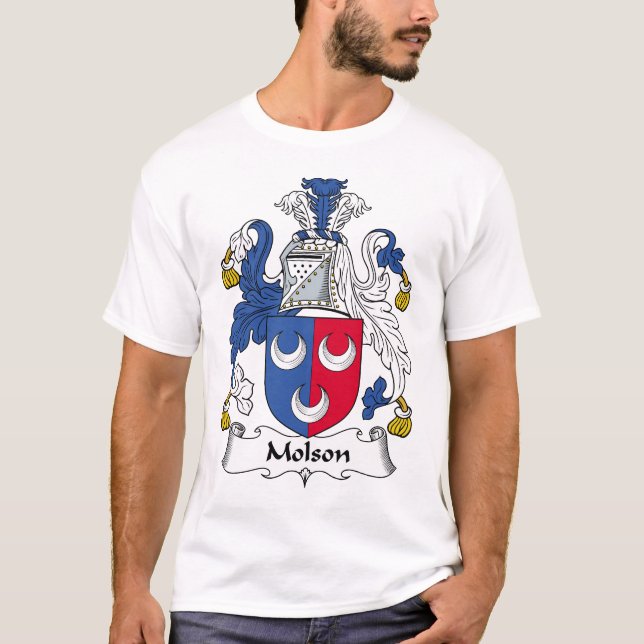 Molson Familienwappen T-Shirt (Vorderseite)
