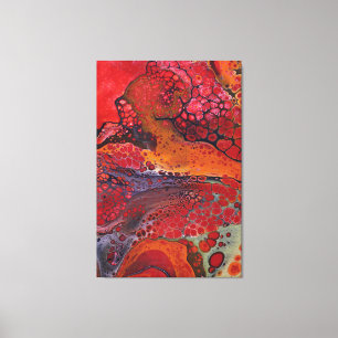 "Molten Lava" Abstrakt, Susan Wilkinson Fotograf Leinwanddruck
