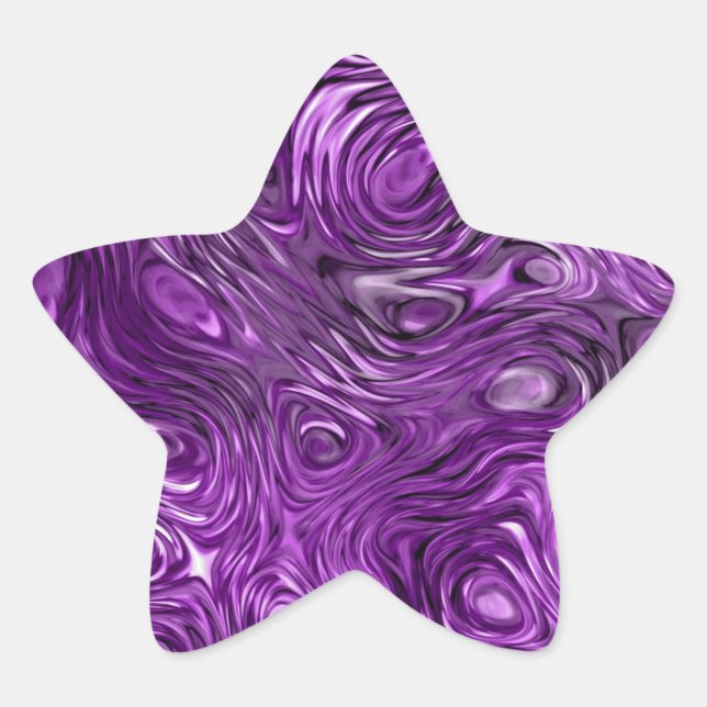 Molten Lilac autocollant étoile (Devant)