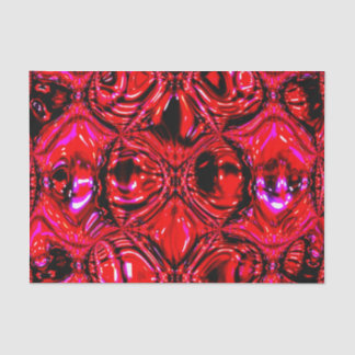'Molten Red' Abstract Tissue Paper Seidenpapier